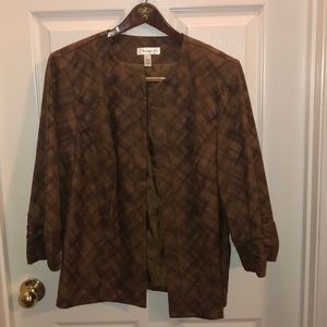 $2/20 Dress Barn open blazer 3/4 length sleeves